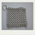 6*8inch metal ring mesh cast iron cleaner chainmail scrubber